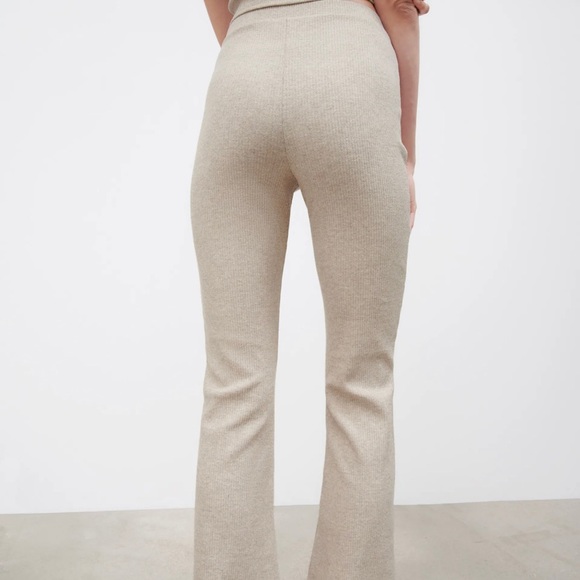 Zara Pants - ✨SOLD✨ZARA- Flare Ribbed Pants, SIZE: M
